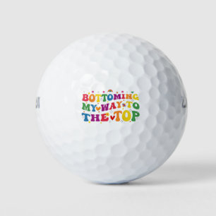 Balles De Golf Vers Le Mois Gay pride Supérieur