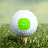 Balles De Golf vert fluorescent - ajouter du monogramme (T-shirt Insitu)