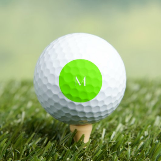 Balles De Golf vert fluorescent - ajouter du monogramme (T-shirt Insitu)