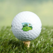 Balles De Golf Vert foncé (T-shirt Insitu)