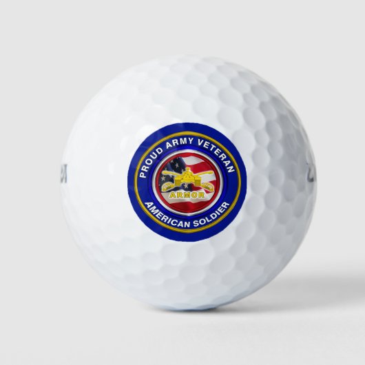 Balles De Golf Vétéran de l'Armure Fier (Devant)