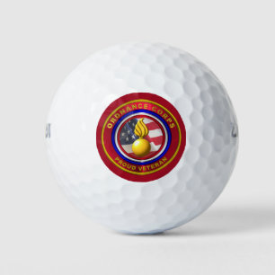 Balles De Golf Vétéran du Corps de l'Arillerie de l'Armée