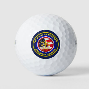 Balles De Golf Vétéran du Cyber Corps de l'Armée Fière