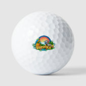 Balles De Golf Vibes d'été Tropical (Recto)