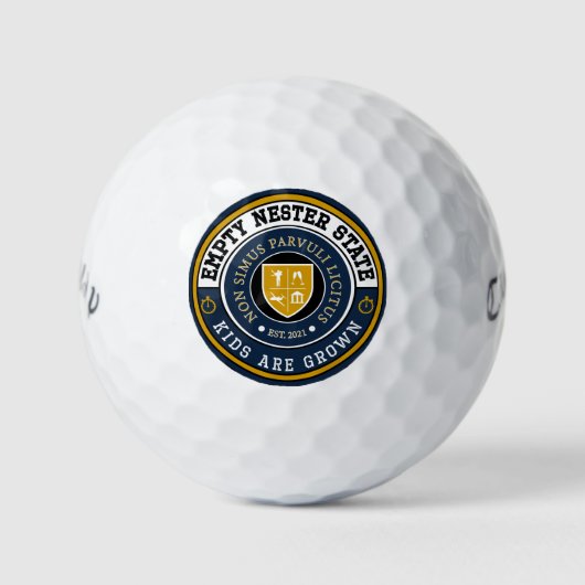 Balles De Golf Vide Nester State of Mind Golf Balls (Devant)