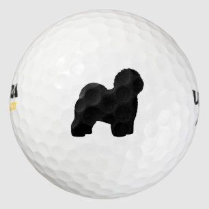 Balles De Golf Vieille silhouette anglaise de chien de berger