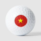 Balles De Golf Viêt Nam Golf Balls, drapeau vietnamien / Patriote (Recto)