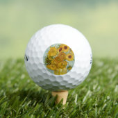 Balles De Golf Vincent Van Gogh - Vase avec douze tournesols (T-shirt Insitu)
