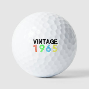 Balles De Golf Vintage 1965 Cadeaux d'anniversaire de 60 ans de 1