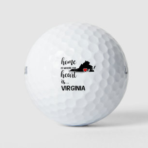 Balles De Golf Virginia home est le coeur