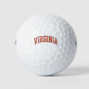 Balles De Golf Virginia Wordmark en détresse