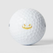 Balles De Golf Visage citrouille (Devant)