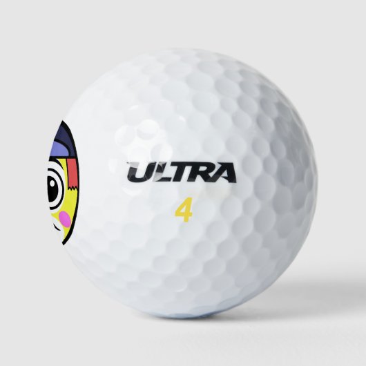 Balles De Golf Visage clown (Logo)