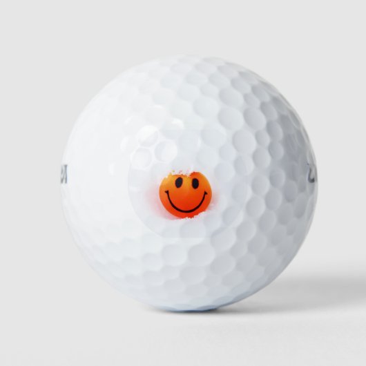Balles De Golf Visage dans la neige (Devant)