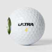 Balles De Golf visage de chat blanc (Logo)