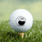 Balles De Golf Visage drôle (T-shirt Insitu)
