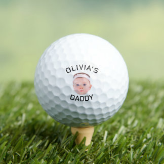 Balles De Golf Visage personnalisé, Photo bébé personnalisée, Cad
