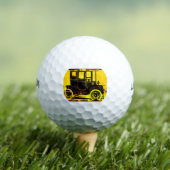 Balles De Golf Voiture Antique (T-shirt Insitu)