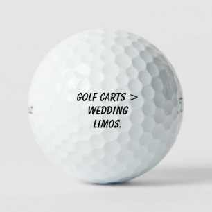 Balles De Golf 'Voitures de golf > Limos de mariage' Cadeau de ma