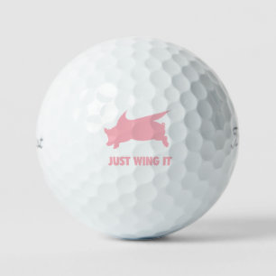 Balles De Golf Voler Cochon Juste Aile It Golf Balls