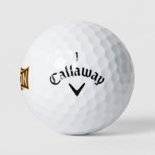 Balles De Golf Voler Comme Un Faucon Sepia (Logo)