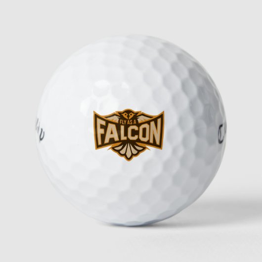 Balles De Golf Voler Comme Un Faucon Sepia (Devant)