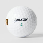 Balles De Golf Voler comme un faucon sépia (Logo)