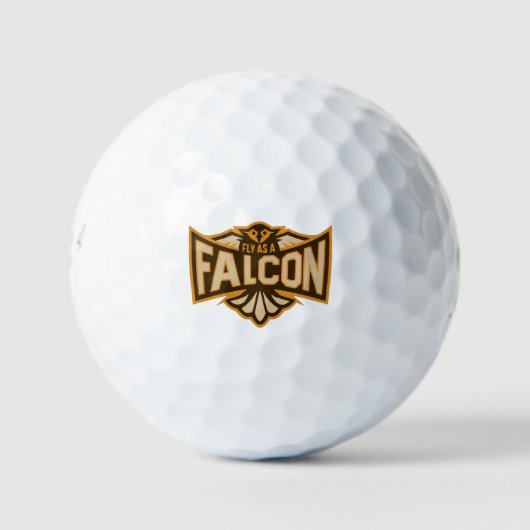 Balles De Golf Voler comme un faucon sépia (Devant)