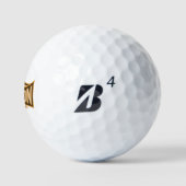 Balles De Golf Voler comme un faucon sépia (Logo)