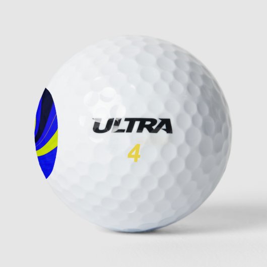 Balles De Golf Vortex bleu (Logo)