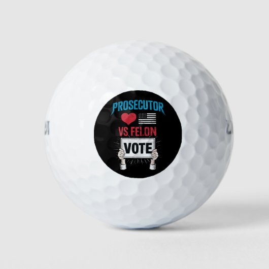 Balles De Golf Vote Procureur contre Felon (Devant)