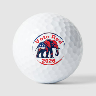 Balles De Golf Vote Red 2026