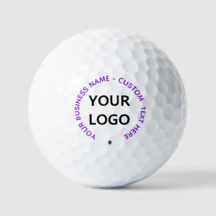 Balles De Golf Votre logo ou photo Timbres de texte personnalisés
