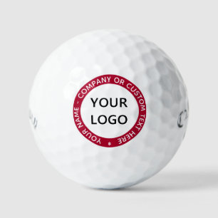 Balles De Golf Votre logo Texte et couleurs Promo Balls de Golf