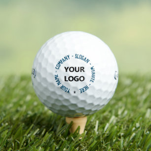 Balles De Golf Votre Logo Texte Personnalisé Timbres Golf Balls M
