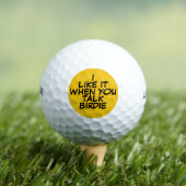 Balles De Golf Votre message fun rétro bande dessinée (T-shirt Insitu)