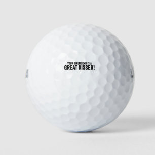 Balles De Golf Votre petite amie est une grande embrasseuse