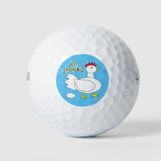 Balles De Golf Vous avez des poulets ? (Devant)