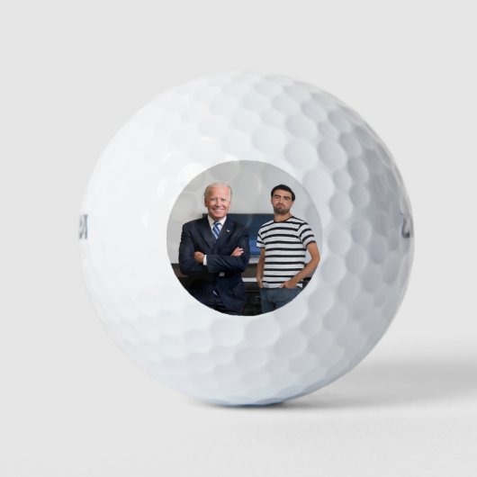 Balles De Golf Vous avez rencontré le président Joe Biden | Ajout (Devant)