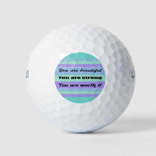 Balles De Golf Vous êtes belle (Devant)