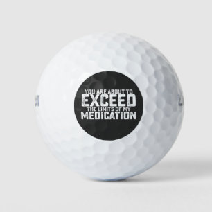 Balles De Golf Vous Êtes Sur Le Point De Dépasser Les Limites De