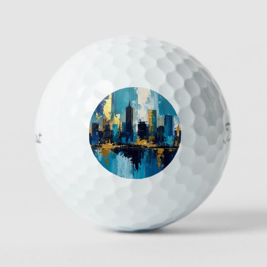 Balles de Golf Vue sur l'Horizon (Recto)
