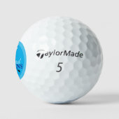 Balles De Golf W Monogramme Couleur bleu monogramme (Logo)