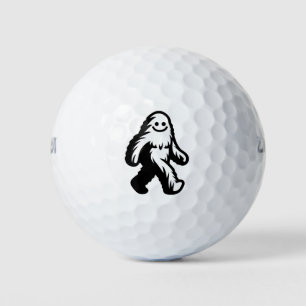 Balles De Golf Walking Bigfoot - Sasquatch souriant Drôle Cryptid