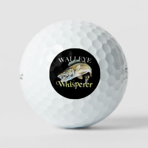 Balles De Golf Walleye Whisperer Dark Arrière - plan Golf Balls