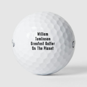 Balles de golf Warbird de Callaway personnalisée