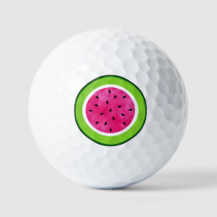 Balles De Golf Watercolor Watermelon tranche Dessous de verre de
