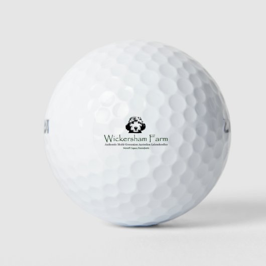 Balles De Golf WF Produits Branded (Devant)