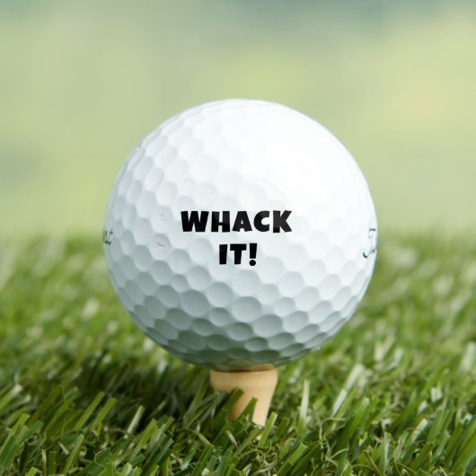 Balles De Golf Whack It ! (T-shirt Insitu)
