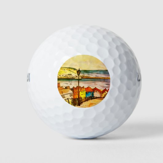Balles De Golf Whitby Yorkshire 199 Steps original (Devant)